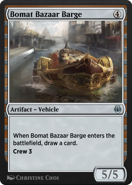 Bomat Bazaar Barge (KLR-224) - uncommon