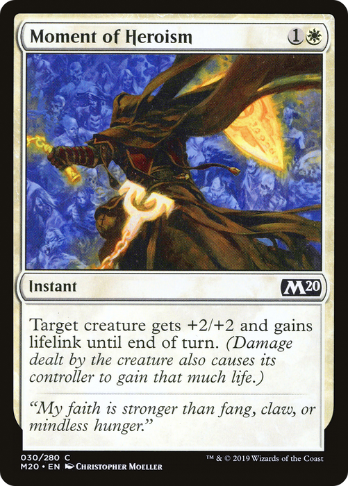 Moment of Heroism (M20-030) - common - Foil