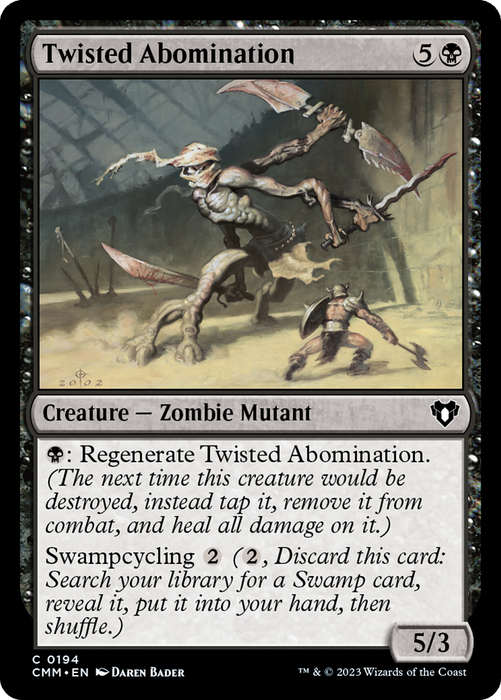 Twisted Abomination (CMM-194) - common - Foil