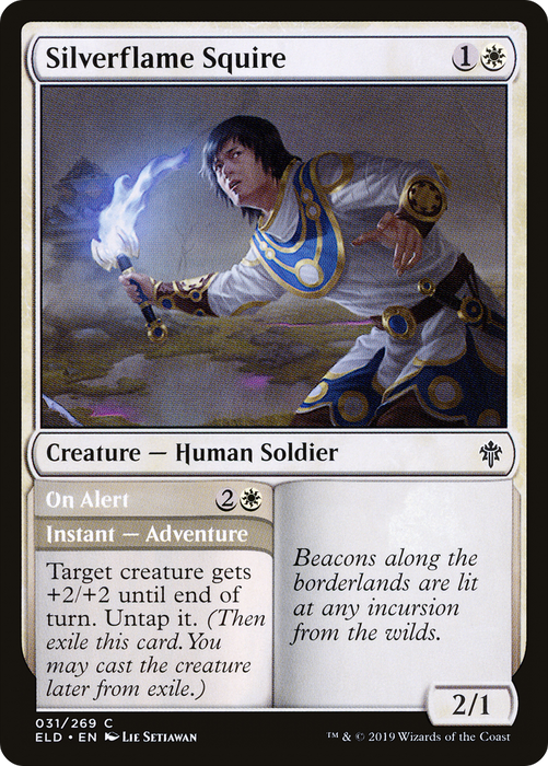 Silverflame Squire // On Alert (ELD-031) - common