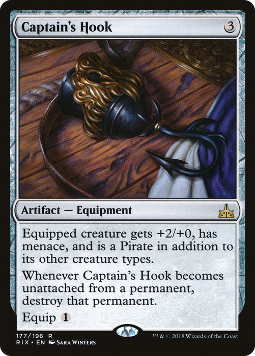 Captain's Hook (RIX-177) - rare
