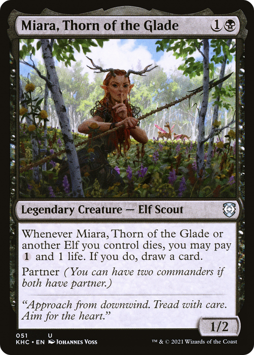 Miara, Thorn of the Glade (KHC-051) - uncommon