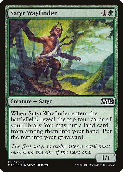 Satyr Wayfinder (M15-198) - common