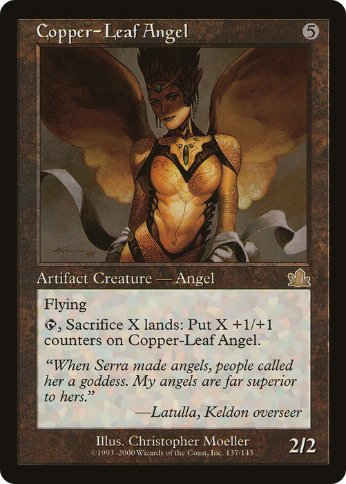 Copper-Leaf Angel (PCY-137) - rare