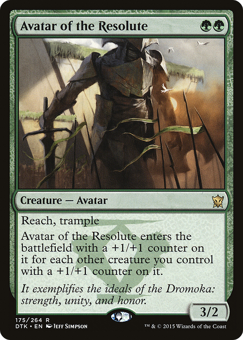 Avatar of the Resolute (DTK-175) - rare
