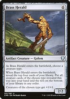 Brass Herald (CMR-301) - uncommon - Foil