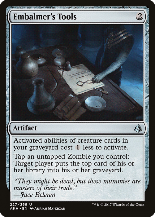 Embalmer's Tools (AKH-227) - uncommon - Foil