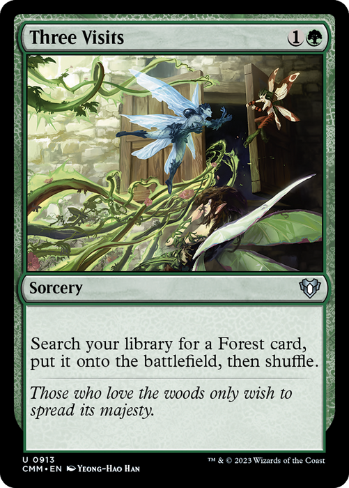 Three Visits (CMM-913) - uncommon