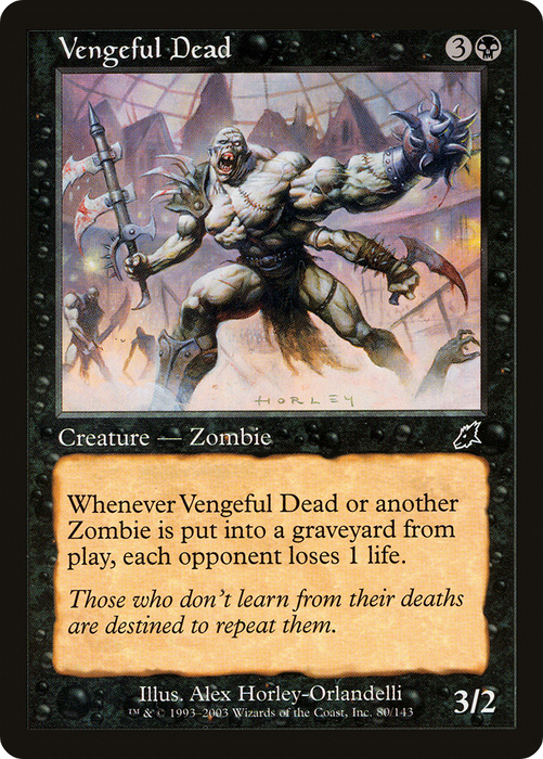Vengeful Dead (SCG-080) - common - Foil