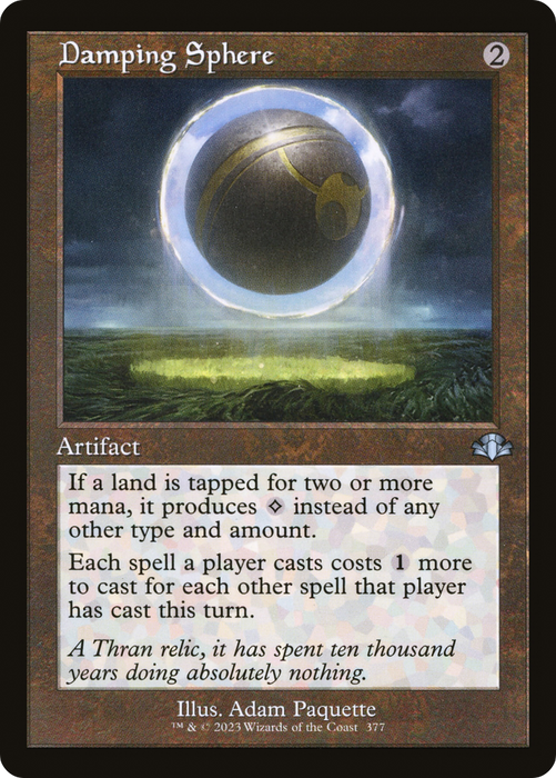 Damping Sphere (DMR-377) - uncommon - Foil