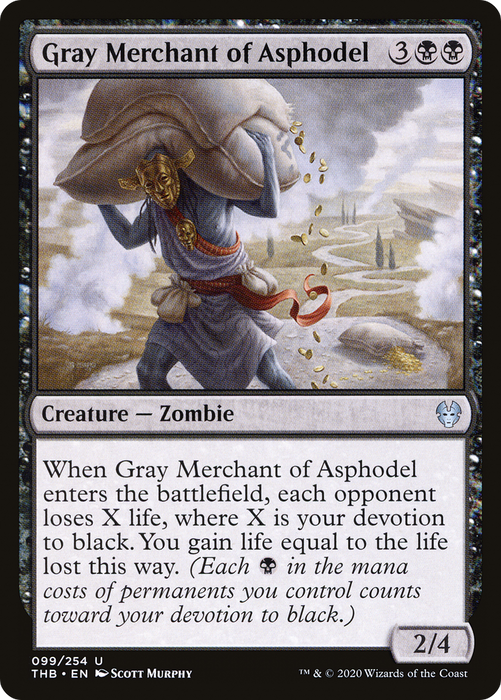 Gray Merchant of Asphodel (THB-099) - uncommon