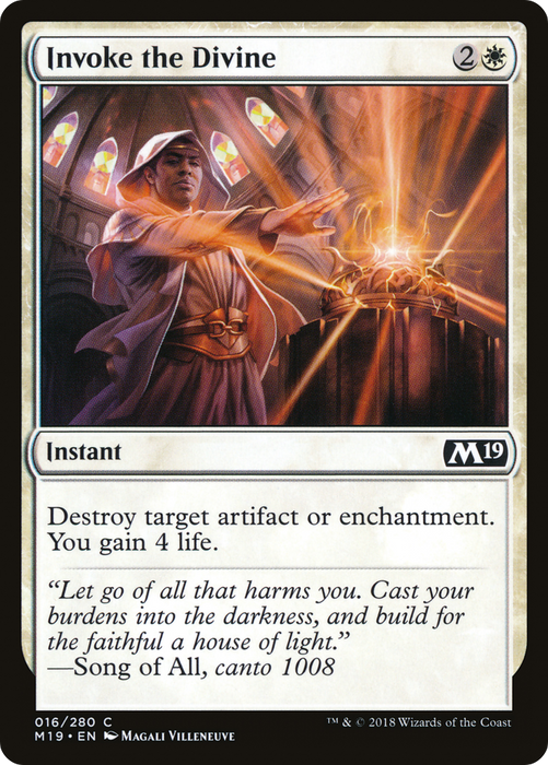Invoke the Divine (M19-016) - common - Foil