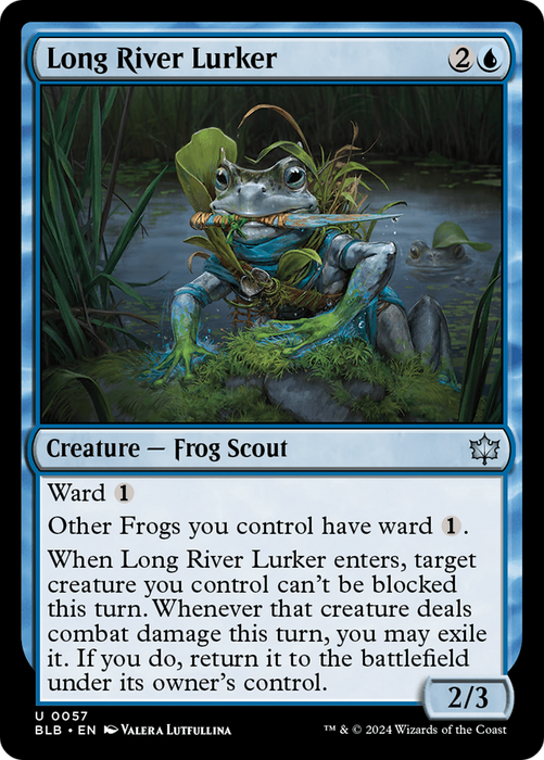 Long River Lurker (BLB-057) - uncommon - Foil