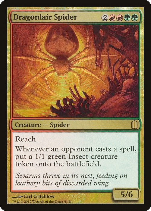 Dragonlair Spider (CM1-006) - rare - Foil