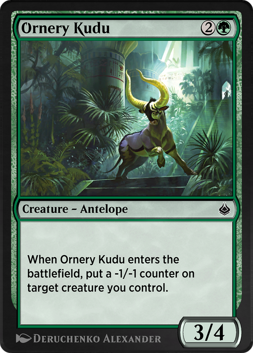 Ornery Kudu (AKR-206) - common