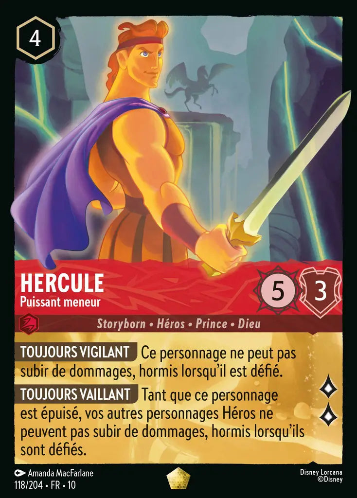 Hercule - Puissant meneur (118/204) - LDLP - Légendaire