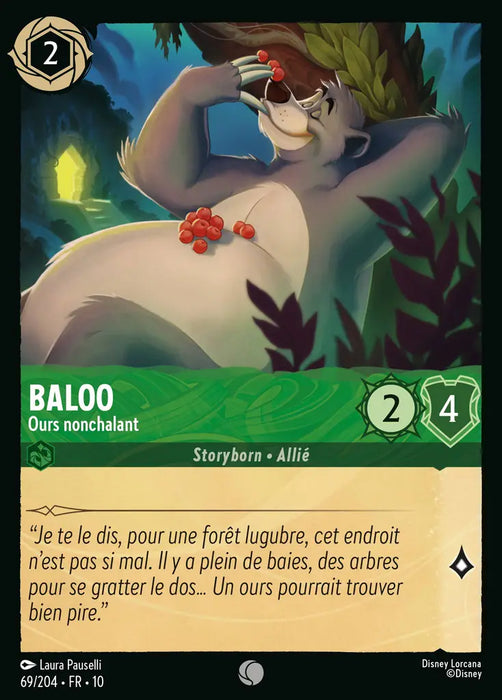 Baloo - Ours nonchalant (69/204) - LDLP - Commune - Cold Foil