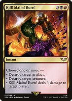 Kill! Maim! Burn! (40K-128) - rare