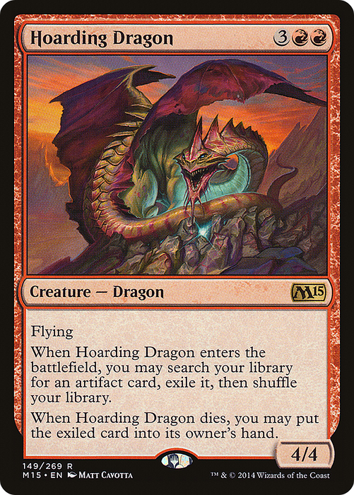 Hoarding Dragon (M15-149) - rare