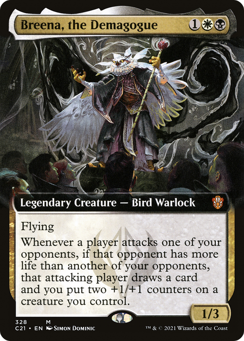 Breena, the Demagogue (C21-328) - mythic: (Extended Art)