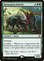 Rampaging Baloths (ZNC-077) - rare