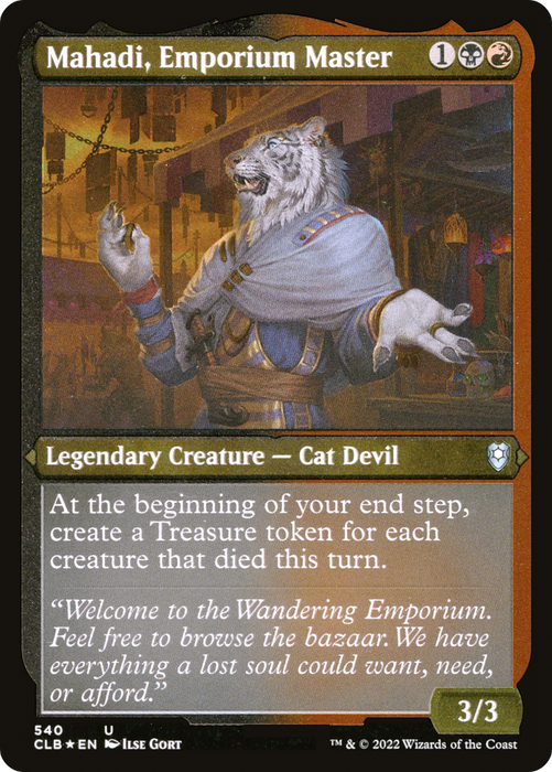 Mahadi, Emporium Master (CLB-540) - uncommon - Etched Foil