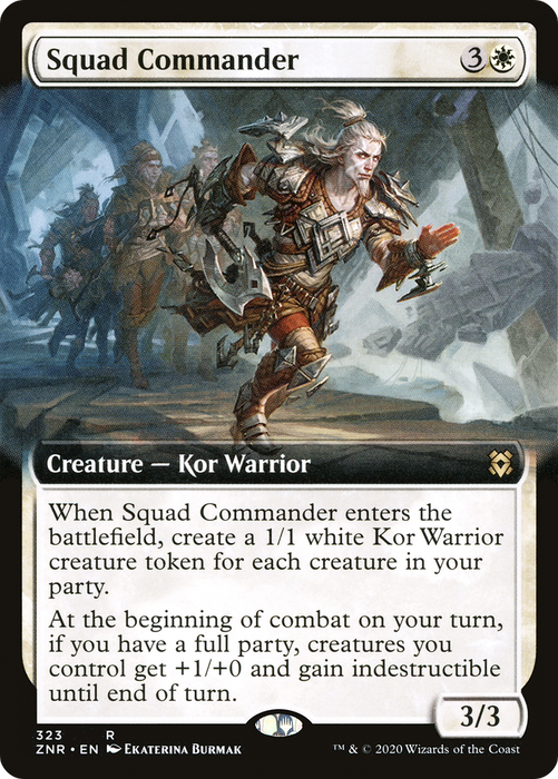 Squad Commander (ZNR-323) - rare: (Extended Art) - Foil