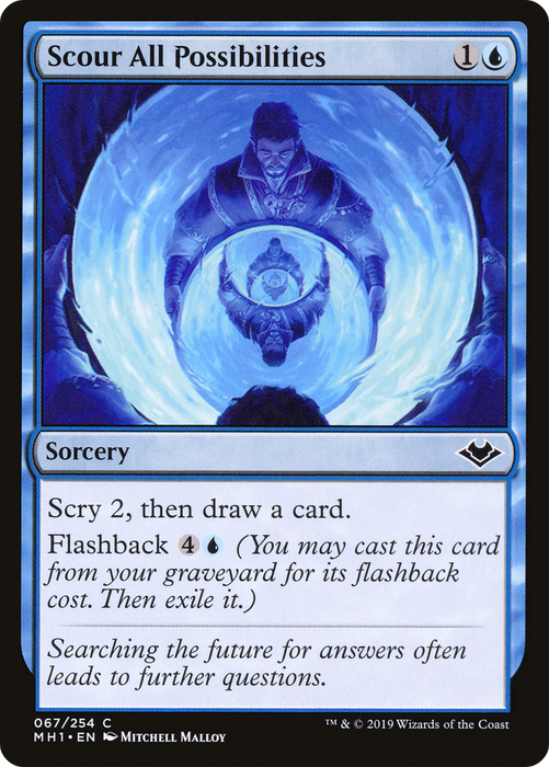 Scour All Possibilities (MH1-067) - common - Foil