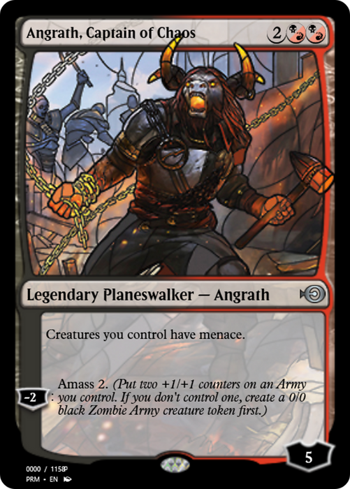 Angrath, Captain of Chaos (PRM-77971) - uncommon - Foil