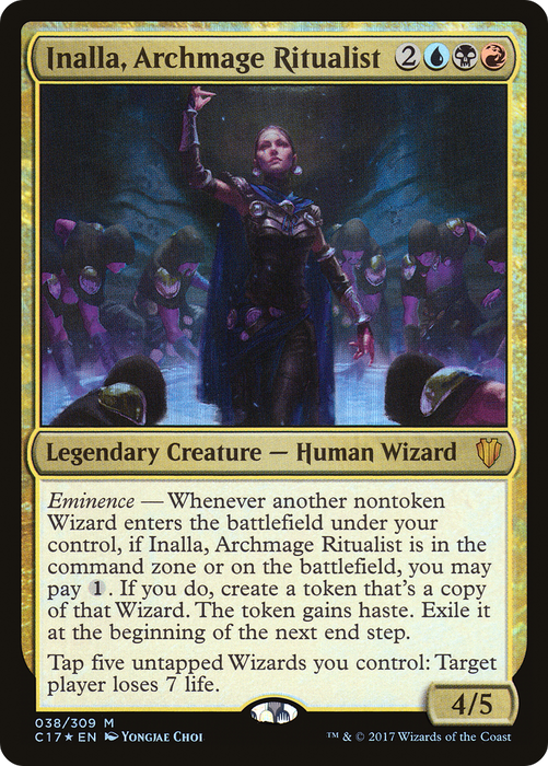Inalla, Archmage Ritualist (C17-038) - mythic - Foil