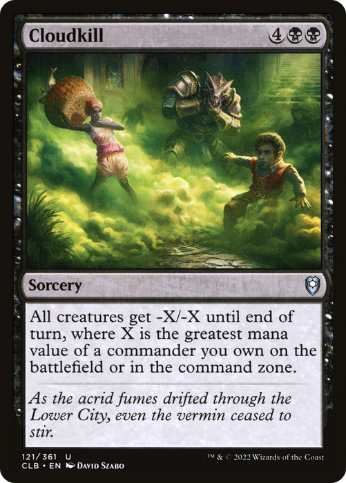 Cloudkill (CLB-121) - uncommon - Foil