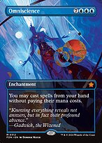 Omniscience (FDN-312) - mythic (Borderless) - Foil