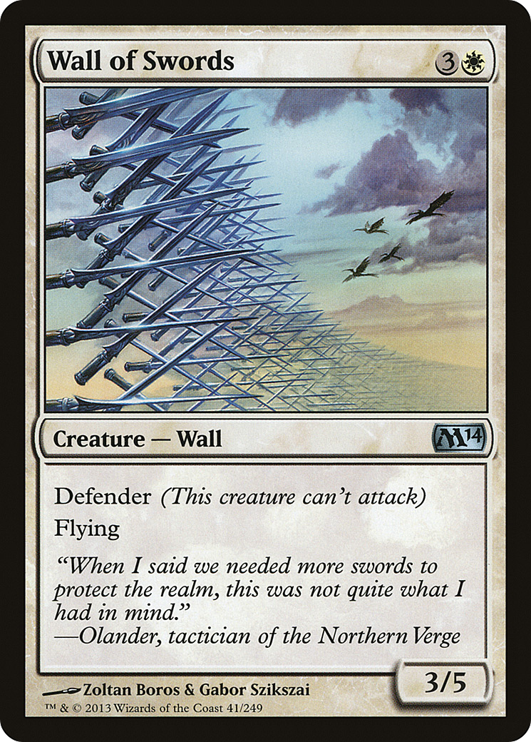 Wall of Swords (M14-041) - uncommon