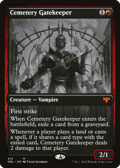 Cemetery Gatekeeper (DBL-415) - mythic