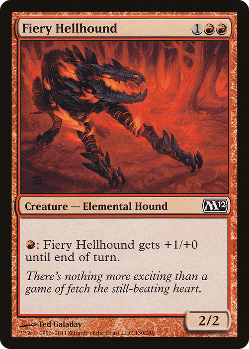 Fiery Hellhound (M12-130) - common