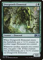 Overgrowth Elemental (M20-187) - uncommon - Foil