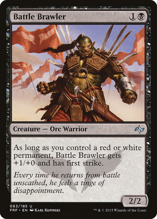 Battle Brawler (FRF-063) - uncommon - Foil