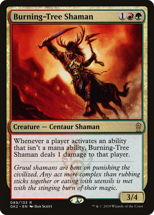 Burning-Tree Shaman (GK2-089) - rare
