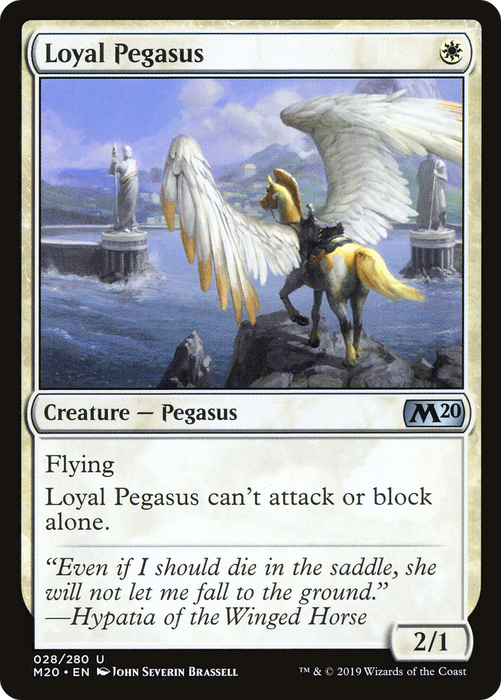 Loyal Pegasus (M20-028) - uncommon - Foil
