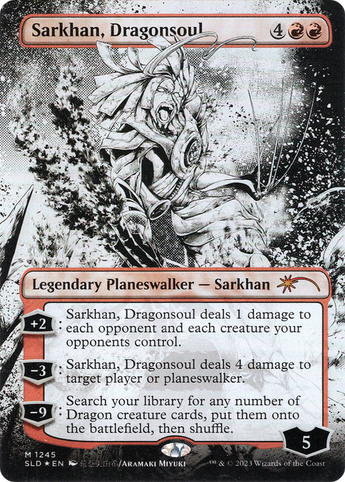 Sarkhan, Dragonsoul (SLD-1245) - mythic (Borderless) - Foil