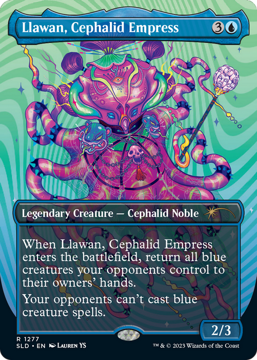 Llawan, Cephalid Empress (SLD-1277) - rare (Borderless)