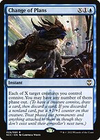 Change of Plans (NCC-024) - rare