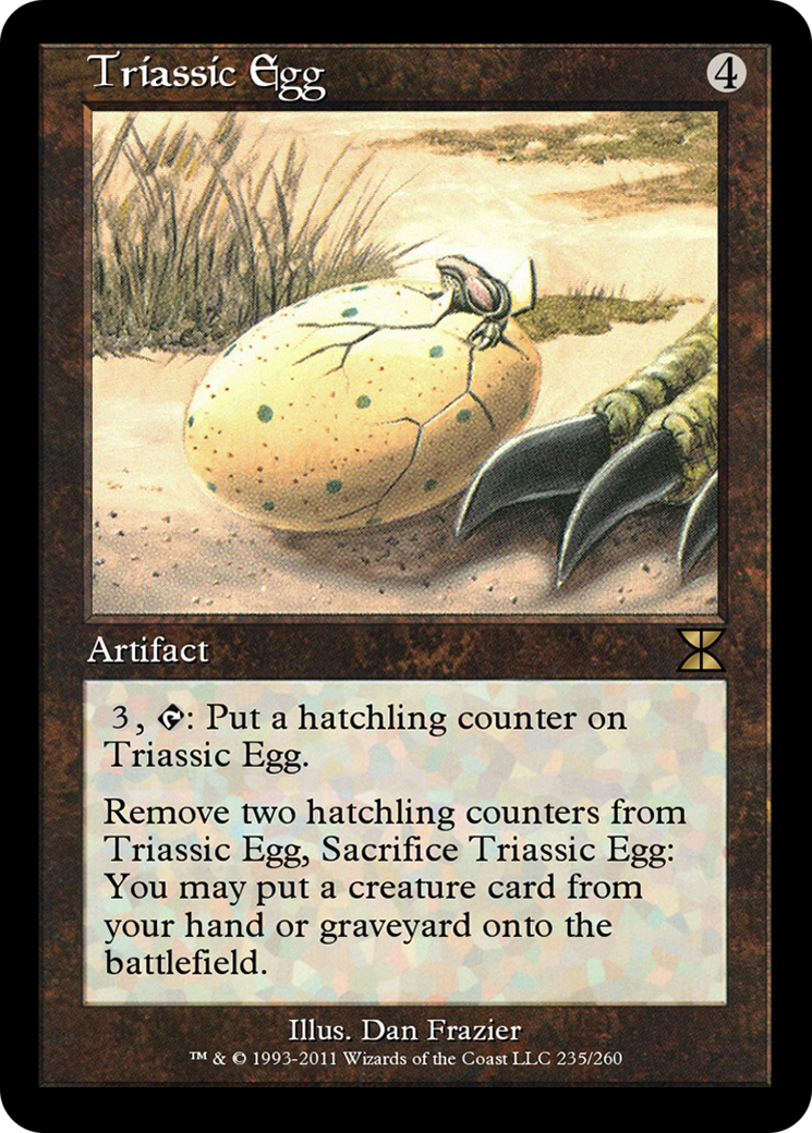 Triassic Egg (ME4-235) - rare - Foil