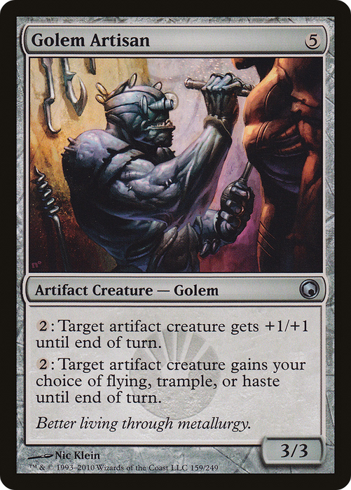 Golem Artisan (SOM-159) - uncommon - Foil