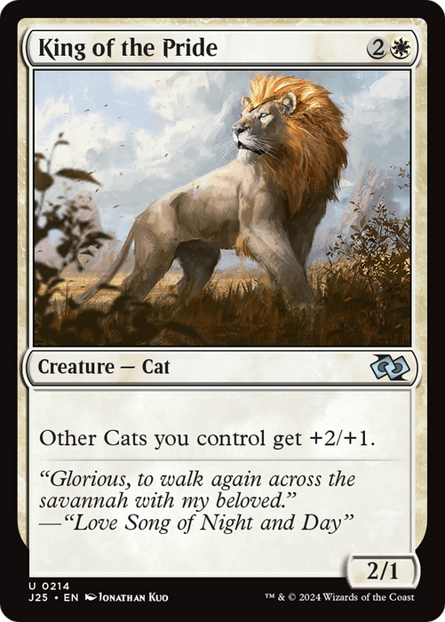 King of the Pride (J25-214) - uncommon