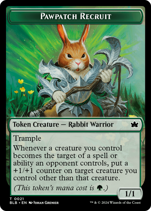 Pawpatch Recruit (BLB-021) - common - Foil