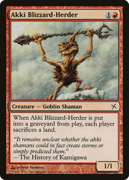 Akki Blizzard-Herder (BOK-091) - common - Foil