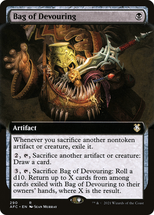 Bag of Devouring (AFC-290) - rare: (Extended Art)