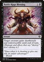 Battle-Rage Blessing (DMU-080) - common