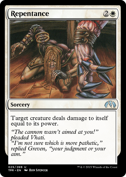 Repentance (TPR-025) - uncommon - Foil